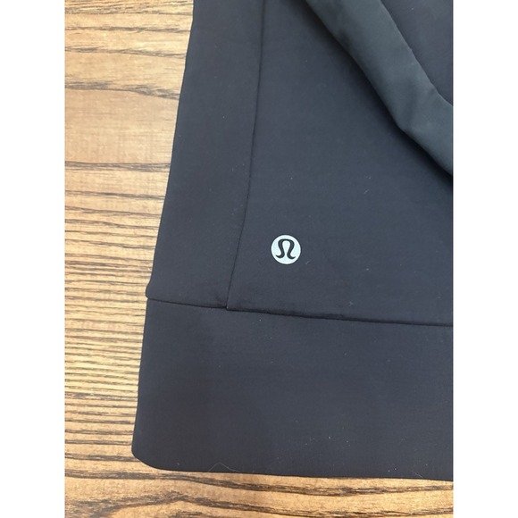 Lululemon Men's Medium Black Neoprene Side Zip Running Hoodie Sweatshirt - Picture 5 of 9
